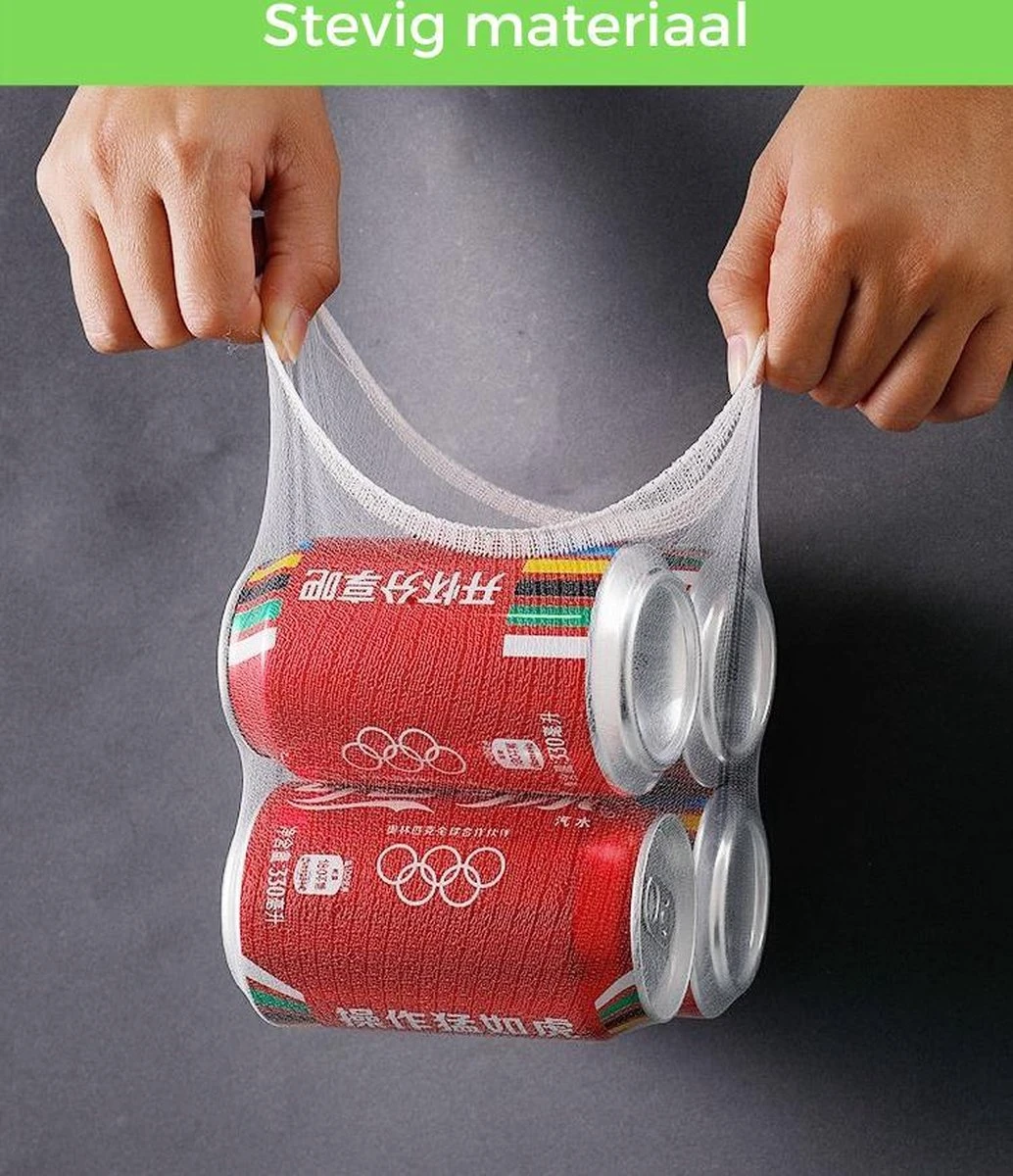 Merkloos Gootsteen Organizer - Gootsteen Afval Netje - Gootsteenontstopper - Spoelbak - Incl. 50 Netjes - Afbeelding 7