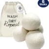 UsefullProducts Drogerballen - Wasbollen - Droogbollen - Wasdrogerballen - Energiebesparende Producten - 6 Stuks - 4CM