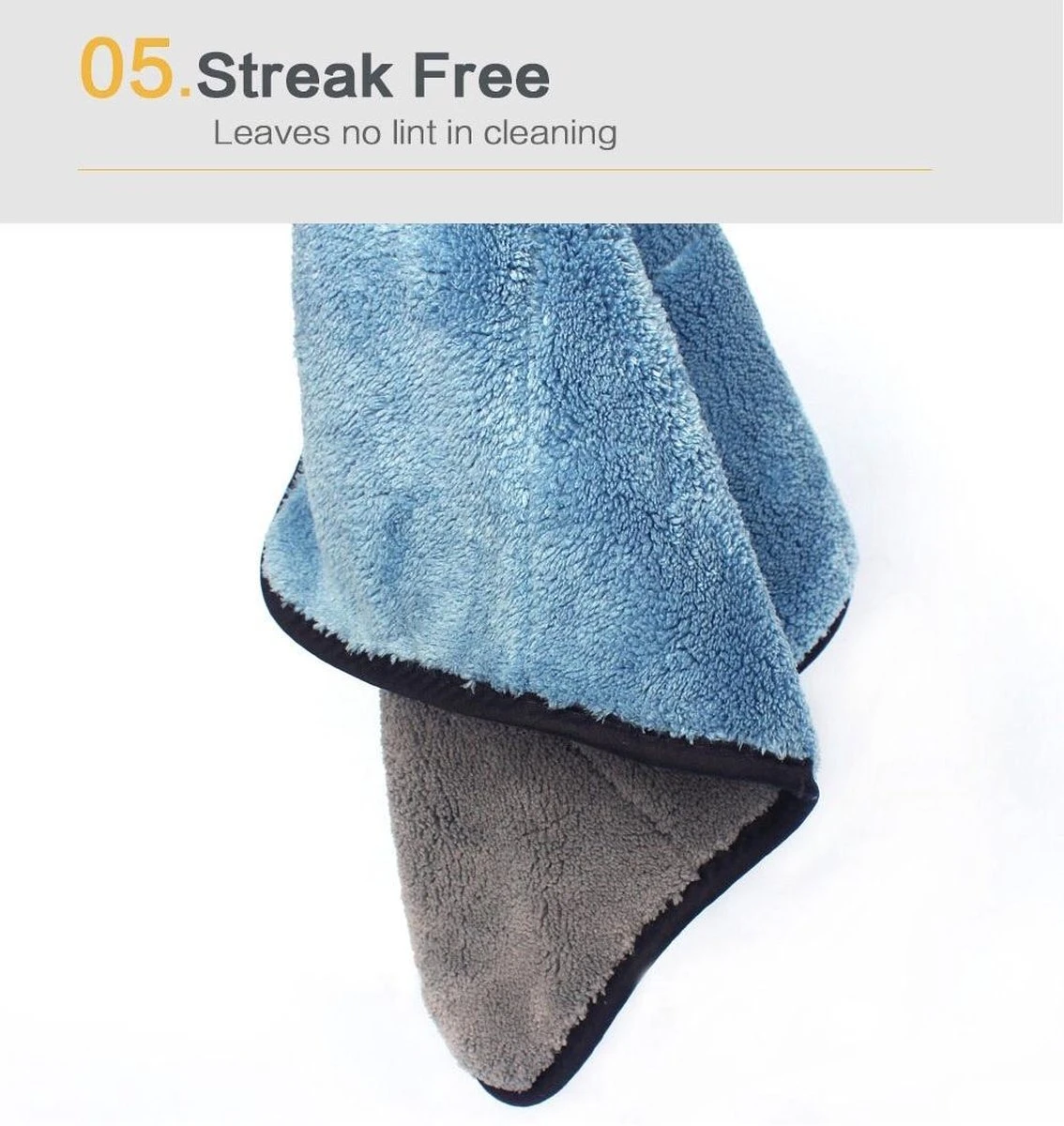 Droogdoek Auto - Watermagneet - Microvezel - Doek - 45 X 38 Cm - Blauw - Super Zacht! - Afbeelding 10