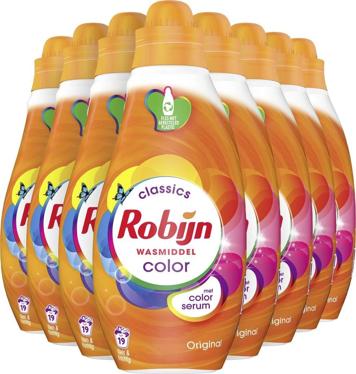 Robijn Klein & Krachtig Color Vloeibaar Wasmiddel - 8 X 19 Wasbeurten - Voordeelverpakking - Afbeelding 3