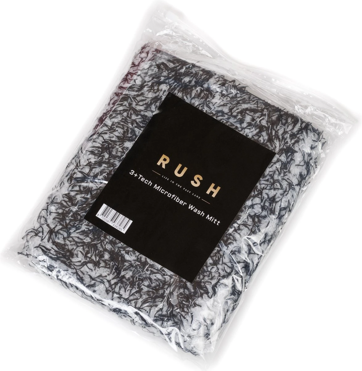 RUSH Washandschoen Zwart - Voor Auto & Motor - Auto Wassen - Motorwassen - Autowas Producten - Afbeelding 2