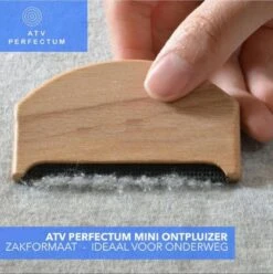 ATV Perfectum - Mini Houten Ontpluizer - Pluizenverwijderaar