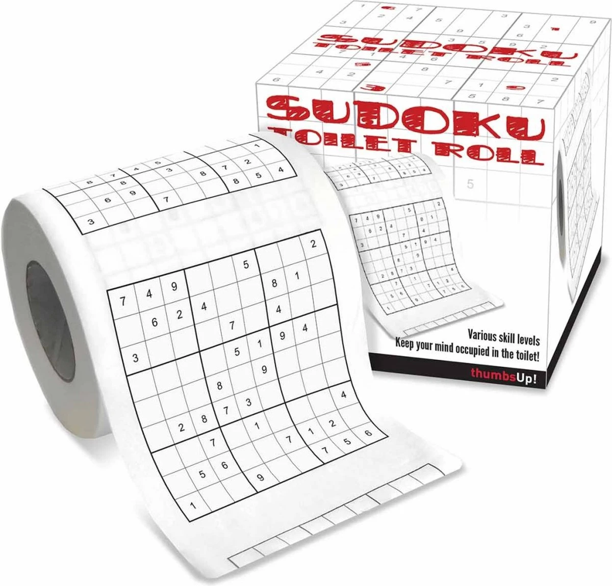 MikaMax Sudoku WC Papier - Sudoku - Iedervel Een Andere Sudoku - Toiletpapier - Puzzels - Puzzel - Afbeelding 2