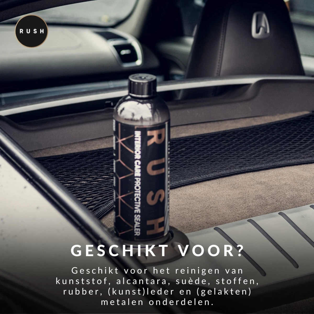 RUSH Interieur Reiniger - Bekleding Reiniger - Auto Wassen - Schoonmaken - Auto Accessories - Interior Care 300ml - Afbeelding 4