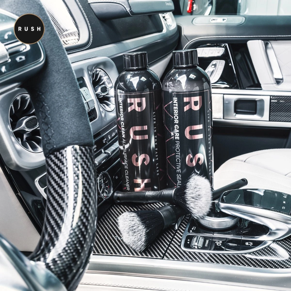 RUSH Interieur Reiniger - Bekleding Reiniger - Auto Wassen - Schoonmaken - Auto Accessories - Interior Care 300ml - Afbeelding 9