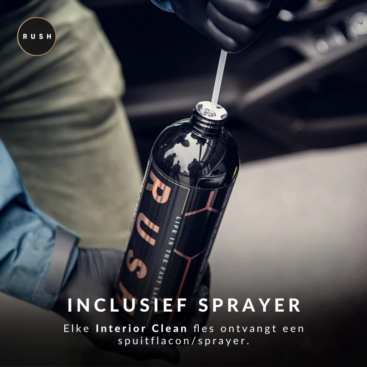 RUSH Bekleding Reiniger - Interieur Reiniger - Auto Wassen - Schoonmaken - Auto Accessories - Interior Clean 750ml - Afbeelding 11