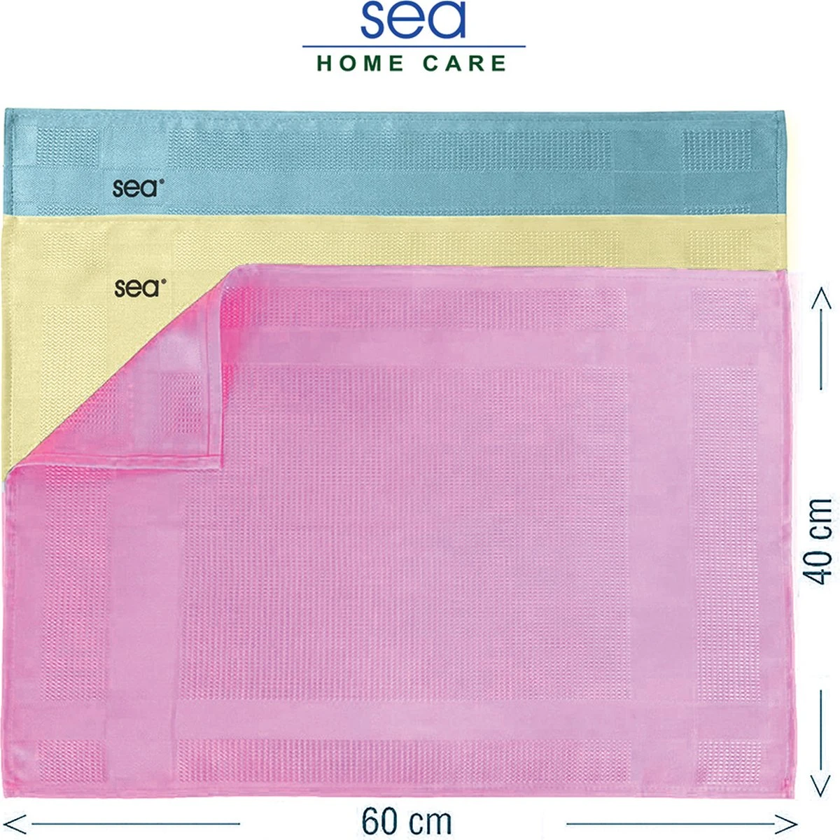 SEA Microvezeldoekjes | 2 SETS | Schoonmaakdoeken | Duurzaam | Microvezel Doek Auto | Reinigingsdoekjes | Microvezeldoeken | Schoonmaakdoekjes | Raamdoeken | 60x40cm | 2x3 Stuks - Afbeelding 2