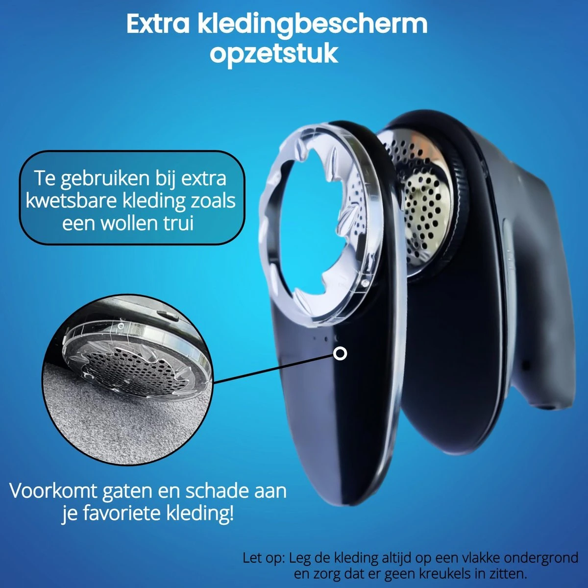 Beepro® Elektrische Pluizenverwijderaar - Ontpluizer - Draadloos En Oplaadbaar - Zwart - Afbeelding 8