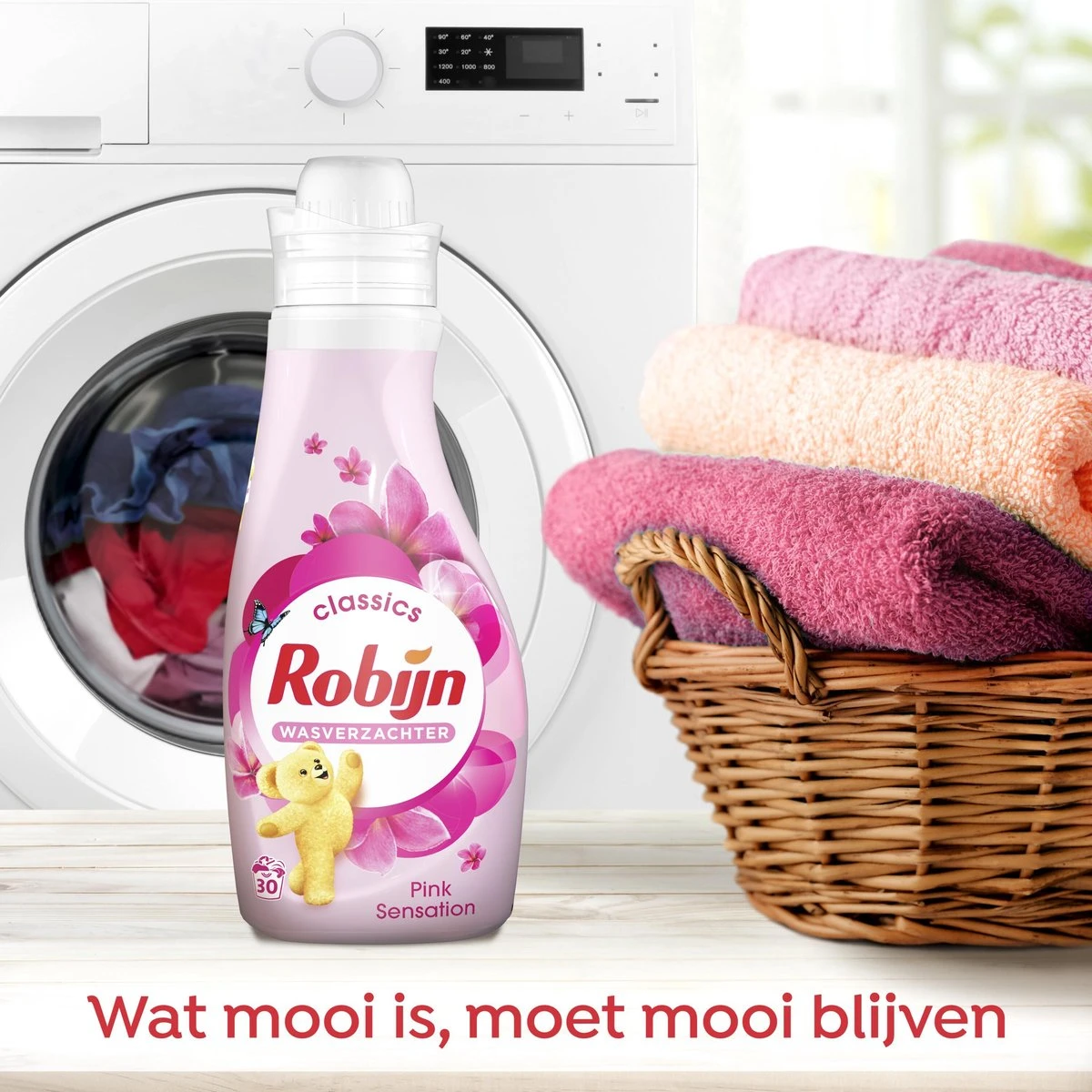 Robijn Pink Sensation Vloeibaar Wasverzachter - 4 X 30 Wasbeurten - Voordeelverpakking - Afbeelding 4