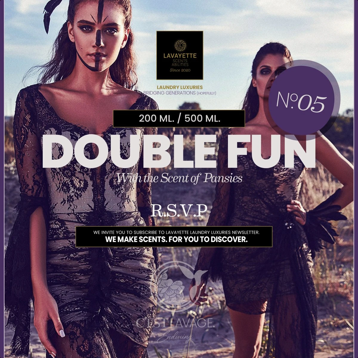 Lavayette Premium Wasparfum 2in1 - Double Fun & Jasmine Shades - Geurbooster - Afbeelding 3