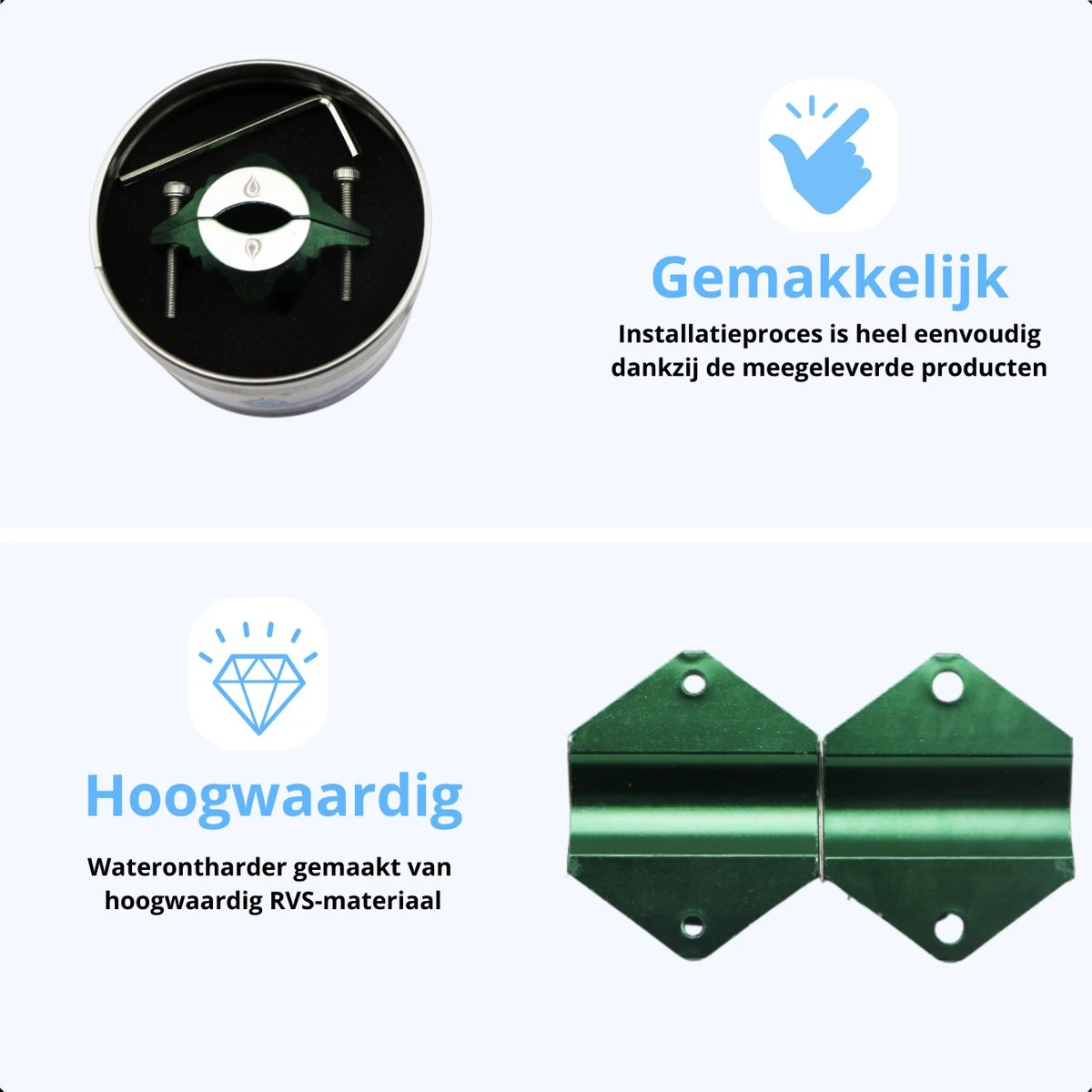Magnetische Waterontharder - Antikalk - Waterontkalker - Waterverzachter - Douchefilter - Waterontharder Magneet - Groen