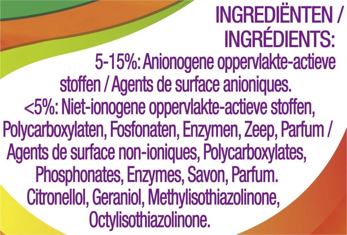 Robijn Klein & Krachtig Color Vloeibaar Wasmiddel - 8 X 19 Wasbeurten - Voordeelverpakking - Afbeelding 7