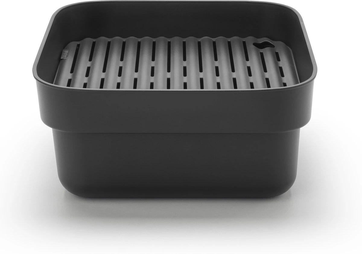 Brabantia SinkSide Afwasbak Vierkant - Met Afdruipschaal - Dark Grey - Afbeelding 9