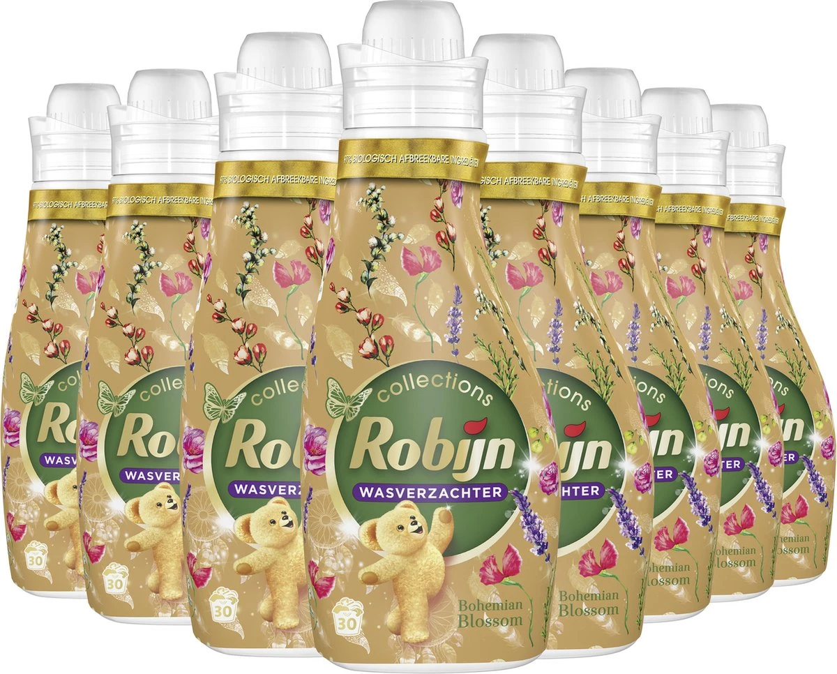 Robijn Collections Bohemian Blossom Wasverzachter - 8 X 30 Wasbeurten - Voordeelverpakking - Afbeelding 2
