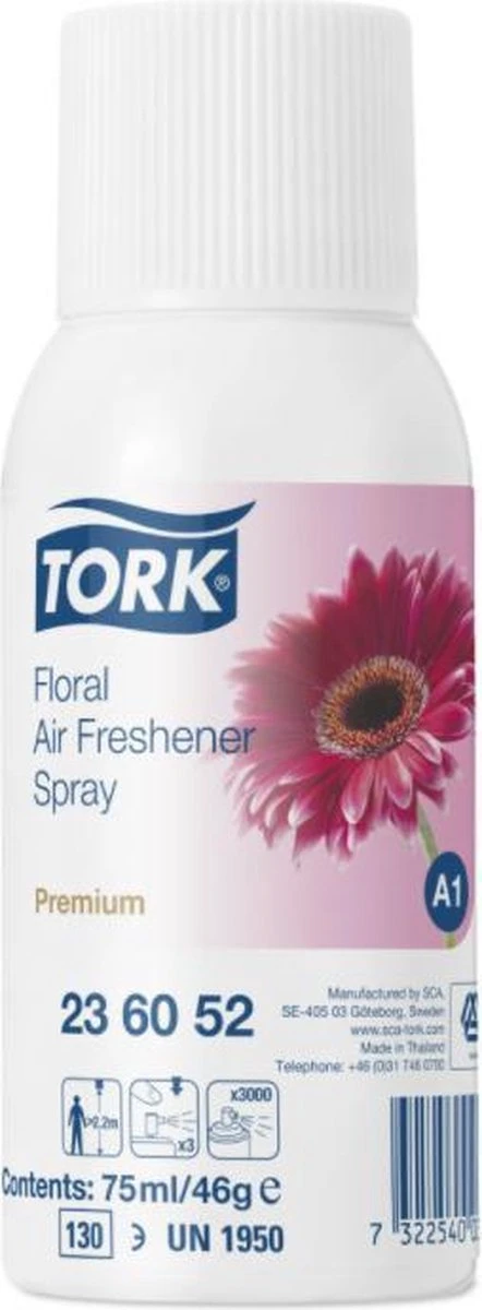 Tork Navulling Voor Luchtverfrisser Bloemen Systeem A1 Flacon Van 75 Ml - Afbeelding 7
