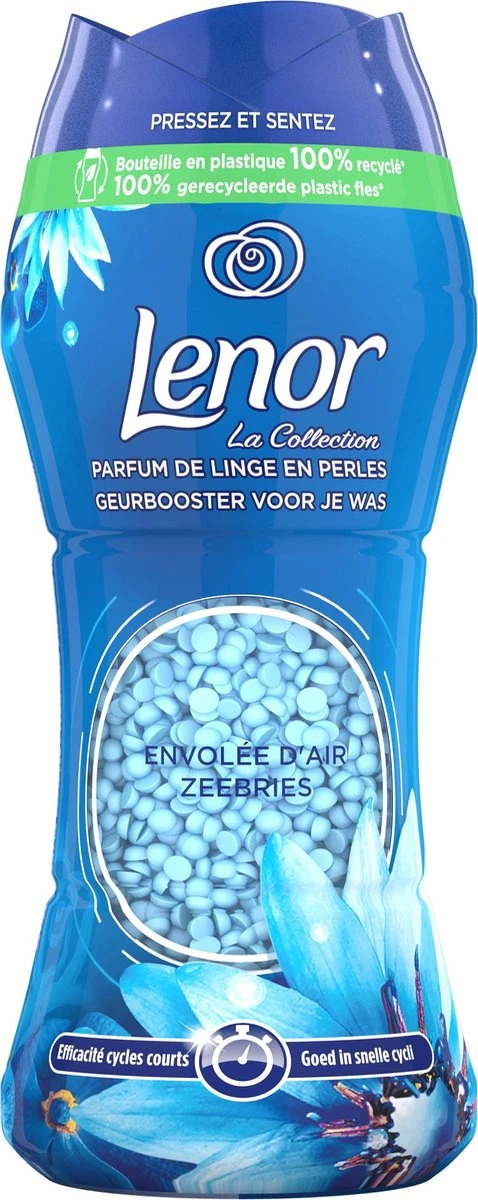Lenor Geurbooster Zeebries - Geurparels - 6x16 Wasbeurten - Voordeelverpakking - Afbeelding 2