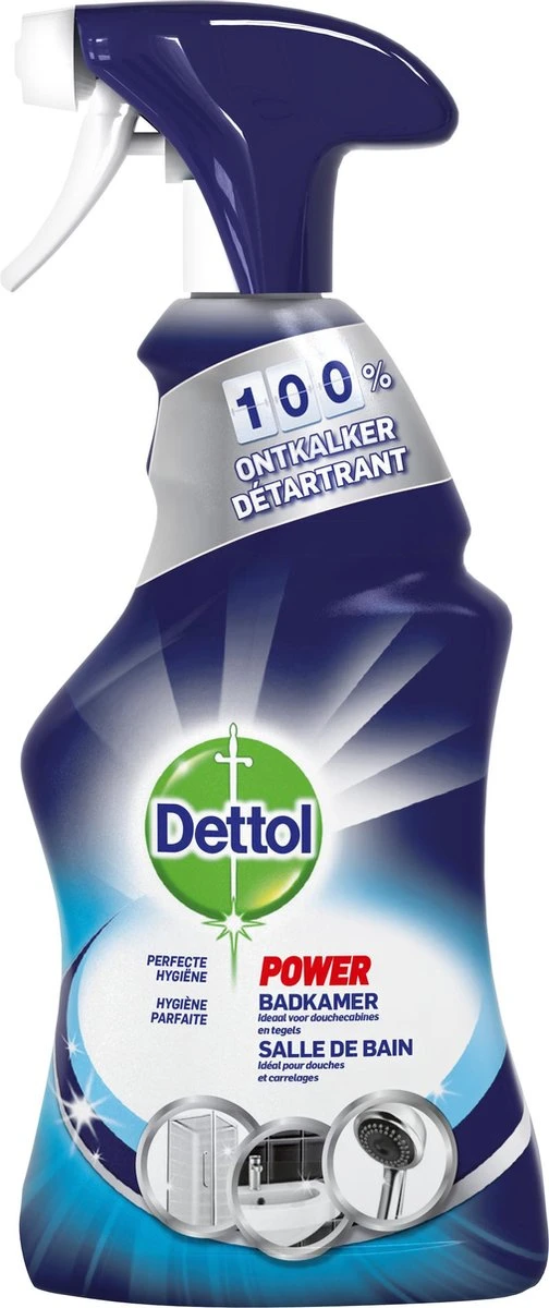 Dettol Allesreiniger Spray Power & Fresh - Badkamer - 500ml X2 - Afbeelding 4