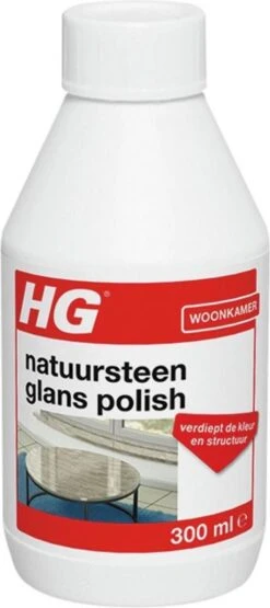 HG Natuursteen Glans Polish (product 44) - 300ml - Voor Alle Soorten Natuursteen