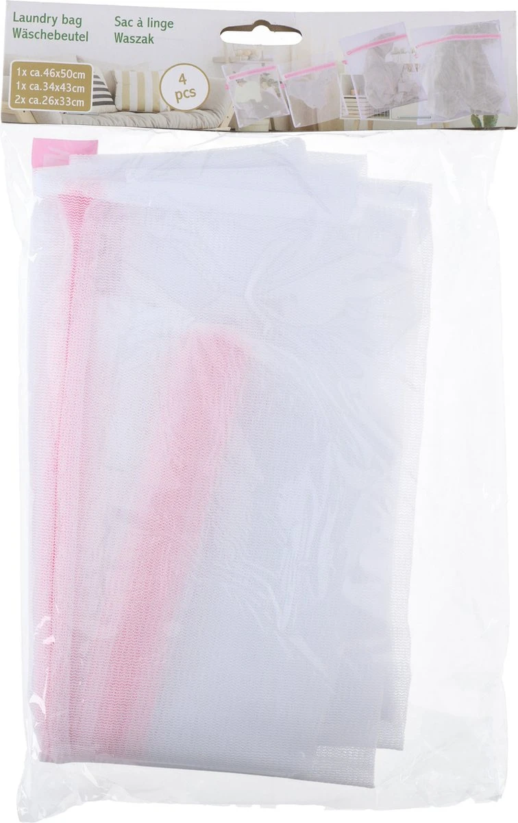 Merkloos Orange85 Waszakken 4 Stuks - 4 Maten - Lingerie - Bh - Schoenen - Schoenen - Afbeelding 4