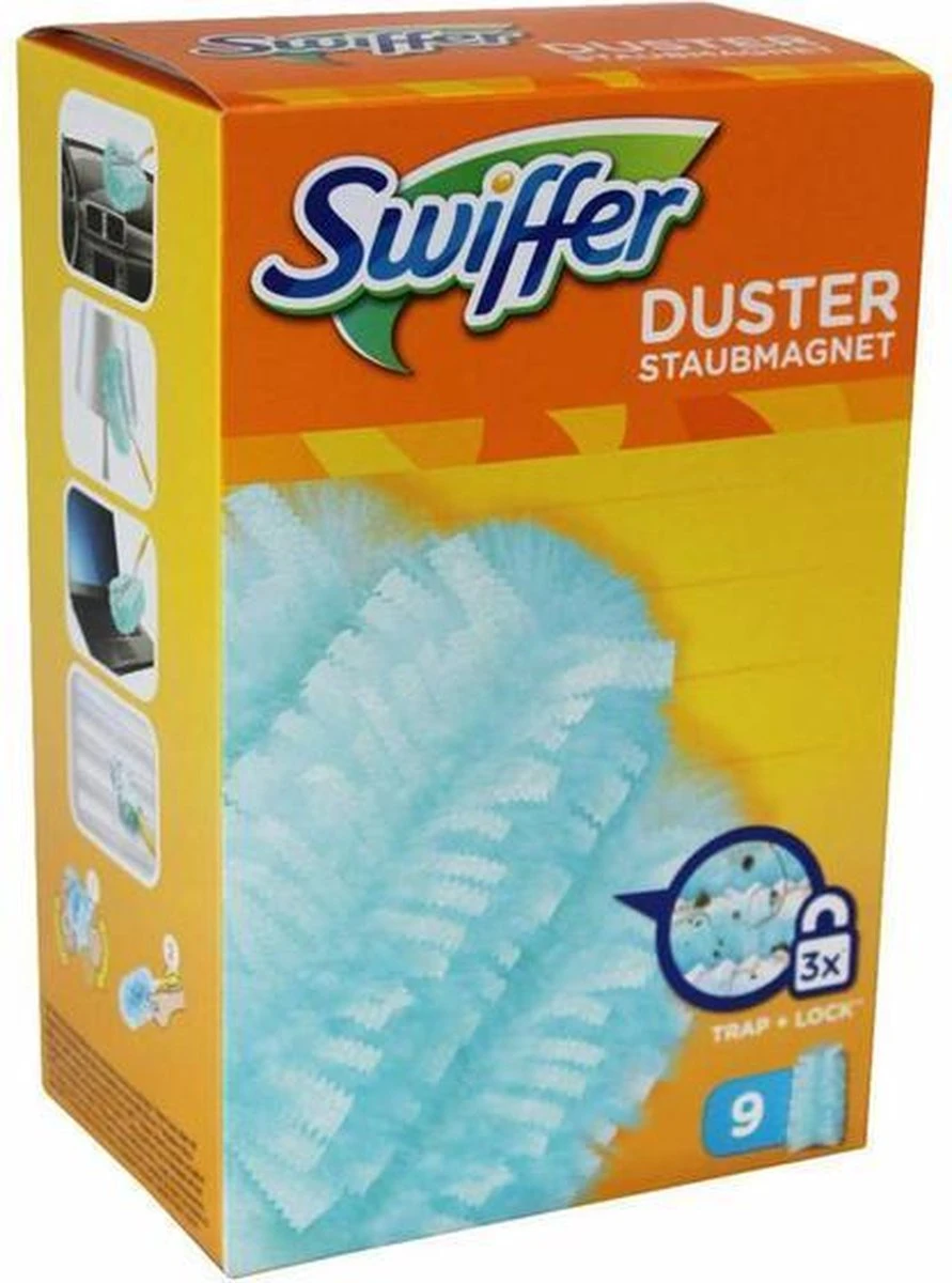 Swiffer Duster Trap & Lock - 9 Stuks - Navul Stofdoekjes - Afbeelding 4